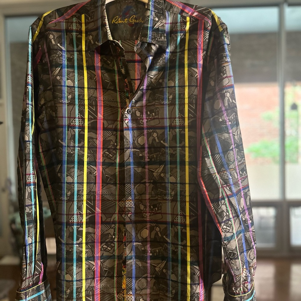 Robert Graham Vibrant Plaid Shirt